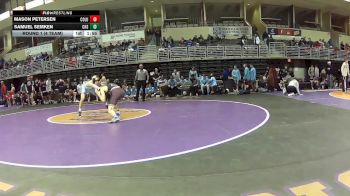 157 lbs Round 1 (4 Team) - Mason Petersen, Columbus vs Samuel Semken, Crismon High School