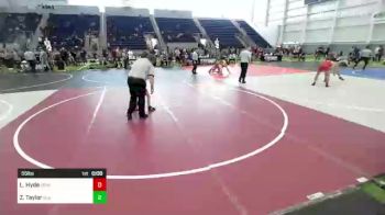 55 lbs 2nd Place - Liam Hyde, Grindhouse WC vs Zayden Taylor, Elk Grove Wr Ac