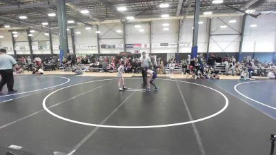 72 lbs Quarterfinal - Brooklyn Cunningham, Takedown Express W/C vs Zoe Rose Thomas, Peterson Grapplers