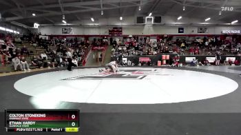 141 lbs 1st Place Match - Ethan Hardy, Glenville State vs Colton Stoneking, Fairmont State