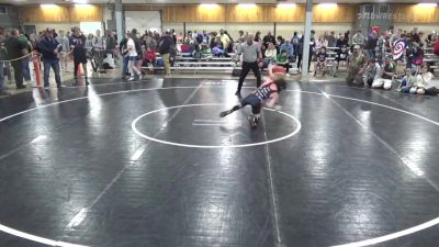 100 lbs Semifinal - Ethan Wodrig, Hughesville vs Trent Beckman, Middlebury Center