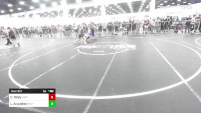 138 lbs Round Of 32 - Cooper Torpy, Gator Wrestling Club vs Landin Arguelles, Hesperia HS