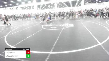 138 lbs Round Of 32 - Cooper Torpy, Gator Wrestling Club vs Landin Arguelles, Hesperia HS