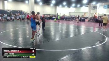 144 lbs Round 4 (6 Team) - Charly Sainteus, Youth Impact Center Blue vs Adin Jones, Team Montana Senior