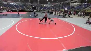 88 lbs Quarterfinal - Natalie Lippstreu, Level Up vs Callia Martinez, Montrose Elite