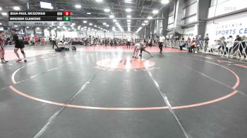 112 lbs Rr Rnd 2 - Jean-Paul McGowan, Iron Horse Black - MS vs Bridger Clemons, Peer Pressure Elite - MS