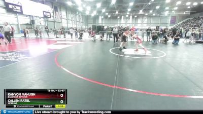 92-97 lbs Round 1 - Callen Ratel, Viper WC vs Kanyon Mahugh, Basement Boys WC