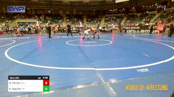 85 lbs Semifinal - Alonso Ferrer, Miami Wrestling Club vs Antonio Aguilar, RedWave Wrestling