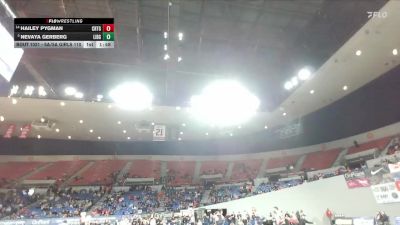 6A/5A Girls 110 Champ. Round 1 - Nevaya Gerberg, Liberty Girls vs Hailey Pygman, Crater Girls