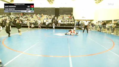 99-J lbs Quarterfinal - Jake Kiernan, Pro-ex Wrestling Club vs Cam Renfer, Mat Assassins