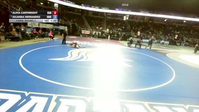 126 lbs Cons. Round 3 - Alivia Cartwright, Keshequa-Fillmore vs Julianna Hernandez, Rocky Point