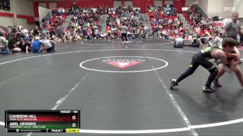 90 lbs 3rd Place Match - Abel Hendrix, Tennessee Valley Wrestling vs Cameron Hill, Tiger Elite Wrestling