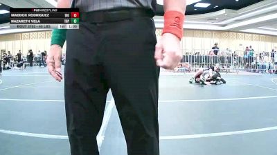 40 lbs Round Of 16 - Nazareth Vela, Top Rank Hammers vs Maddox Rodriguez, The Valley WC