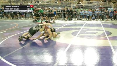 190 1A Champ. Round 1 - Anthony Ramey, North Bay Haven vs ARRON McCARTY, Robinson