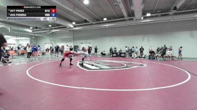Cons. Semis - Avy Perez, World Team Training Center vs Ava Fodera, Poway Wrestling
