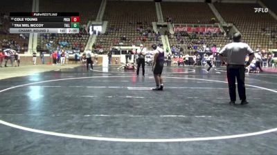 1A-4A 165 Champ. Round 2 - Tra`mel Mccoy, Tallassee vs Cole Young, Prattville Christian Academy