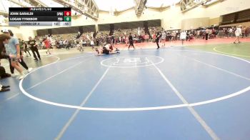 287-H lbs Consi Of 4 - John Saraldi, 5 Points Wrestling Club vs Logan Tynebor, Pro-ex Wrestling Club