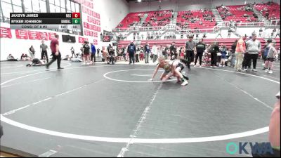 84 lbs Consi Of 8 #2 - Jaxsyn James, NGC vs Ryker Johnson, Division Bell Wrestling
