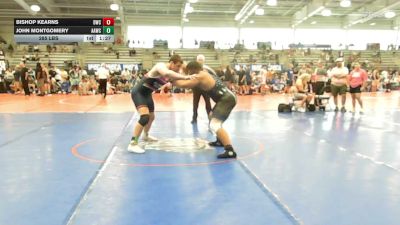 285 lbs Round Of 64 - Bishop Kearns, Doughboy Black - HSB vs John Montgomery, All American Wrestling Club - HSB