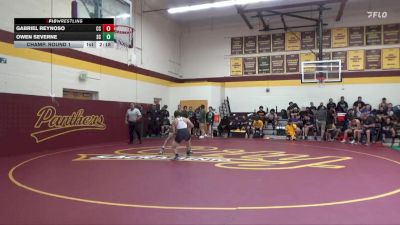 149 lbs Champ. Round 1 - Owen Severne, Shasta College vs Gabriel Reynoso, Chabot College