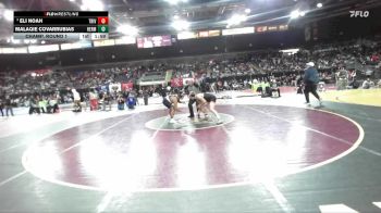 190 lbs Champ. Round 1 - Eli Noah, Tri-Valley vs Malaqie Covarrubias, Hermiston Oregon
