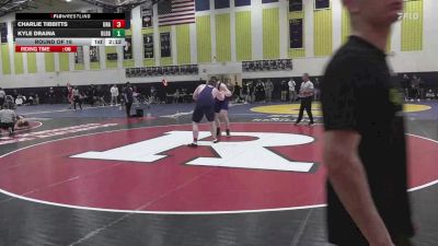 285 lbs Round Of 16 - Charlie Tibbitts, Unattached vs Kyle Draina, Bloomsburg