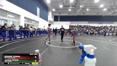 120 lbs Champ. Round 2 - Xamian Munoz, Unattached vs Edward Thomas, Indio High School