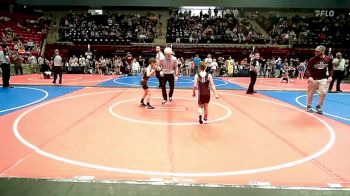 64 lbs Quarterfinal - Colt Naylor, Pocola Youth Wrestling vs Brayden Brock, Glenpool Youth Wrestling