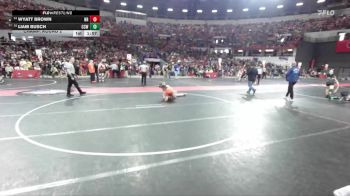 145 lbs Champ. Round 2 - Liam Busch, Cuba City Wrestling vs Wyatt Brown, New Richmond