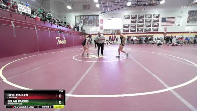 110 lbs Quarterfinal - Selah Parris, HARRISONVILLE vs Skye Mallen, CAMERON