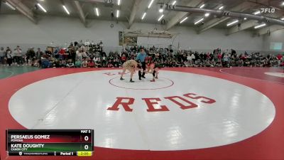 130 lbs 1st Place Match - Persaeus Gomez, Pomona vs Kate Doughty, Canon City