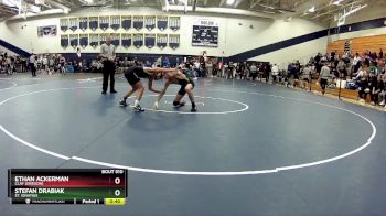 106 lbs Cons. Round 5 - Ethan Ackerman, Clay (Oregon) vs Stefan Drabiak, St. Ignatius