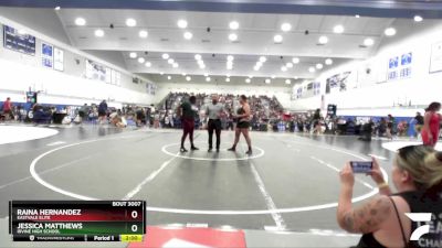 235 lbs Round 1 - Jessica Matthews, Irvine High School vs Raina Hernandez, Eastvale Elite