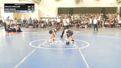 63-M lbs Round Of 32 - Knolan Pavillard, Malvern Wrestling Club vs Reed Savage, All I See Is Gold Academy