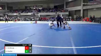60 lbs Semis (4 Team) - Brayvon Mueller, LSH (LeSueur/Henderson) vs Eddie VonBerge, Hutchinson