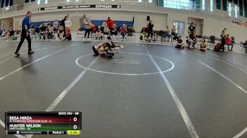 68 lbs Round 1 - Eesa Mirza, FL Scorpions Wrestling Club vs Hunter Wilson, Unattached