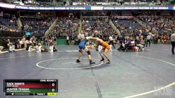 2A 144 lbs Cons. Round 3 - Zack Sheets, West Wilkes vs Hunter Feagan, Rutherfordton-Spindale