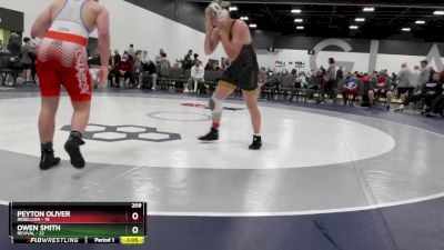 209 lbs Quarterfinals (8 Team) - Peyton Oliver, Rebellion vs Owen Smith, Revival