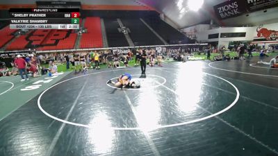 135 lbs Cons. Quarters - Shelby Prather, Idaho vs Valkyrie Shambry