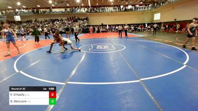 132 lbs Round Of 32 - Patrick O'Keefe, St. John Vianney vs Beau Belcuore, Livingston