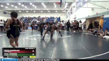 160 lbs Cons. Round 4 - Ryan Johnson, Academy Of Wrestling vs Cross Rodriguez, Churchboyz