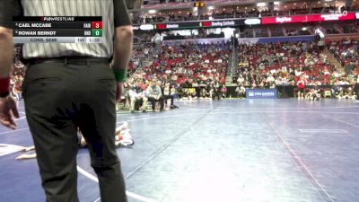 2A-113 lbs Cons. Semi - Rowan Berndt, Burlington Notre Dame vs Cael McCabe, Fairfield