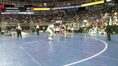 1A-215 lbs Cons. Semi - Carter Wright, Woodbury Central vs Braxton Plants, Montezuma