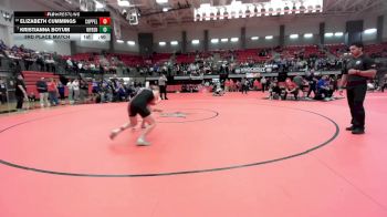 125 lbs 3rd Place Match - Kristianna Boyum, Wolfforth Frenship vs Elizabeth Cummings, Coppell