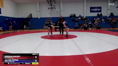 136 lbs Quarterfinal - Morgan Mackey, Oklahoma City vs Jalynn Patino, Texas Wesleyan