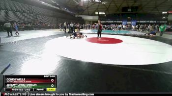 120 lbs Quarterfinal - Cohen Wells, Ascend Wrestling Academy vs Jeremy Christianson, SelahFlo Vikings Wrestling