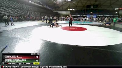 120 lbs Quarterfinal - Cohen Wells, Ascend Wrestling Academy vs Jeremy Christianson, SelahFlo Vikings Wrestling