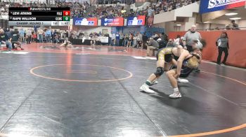 A - 138 lbs Champ. Round 1 - Levi Atkins, Polson vs Rafe Willson, Custer Co. (Miles City)