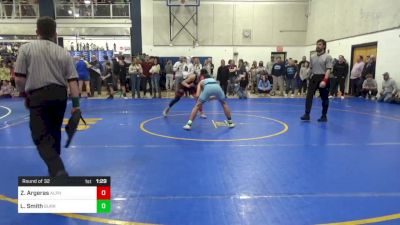 130 lbs Round Of 32 - Zanetos Argeras, Alpha WC vs Landon Smith, Burrell