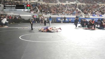 134-D4 Cons. Semi - Carson Doyle, American Leadership Academy - West Foothills vs Teagan Lewis, Payson High School